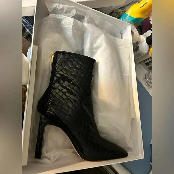 Good American square toe booties sz 10 NWT - Picture 6 of 7
